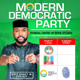 A campaign poster for Bankole Wellington aka Banky W, the Nollywood star